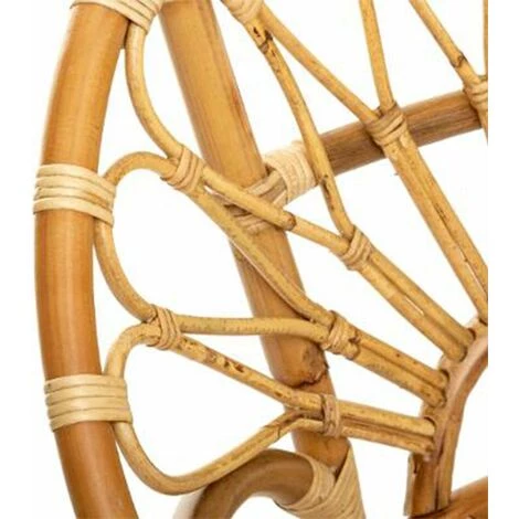 ATMOSPHERA, CRATEUR D'INTRIEUR Fauteuil En Rotin "Idylle Folk" 84cm Naturel 6 ATMOSPHERA, CRATEUR D'INTRIEUR Fauteuil En Rotin "Idylle Folk" 84cm Naturel – Image 4