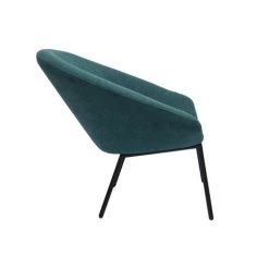 MILIBOO Fauteuil Tissu Effet Velours Bleu Pétrole Et Métal KOK - Bleu Pétrole Velours 8 MILIBOO Fauteuil Tissu Effet Velours Bleu Pétrole Et Métal KOK - Bleu Pétrole Velours -Pas Cher Fauteuil Magasin 48865711 3