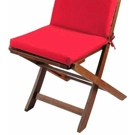 LOVELY CASA Coussin De Fauteuil 40x90 Cm Farniente Rouge - Rouge 5 LOVELY CASA Coussin De Fauteuil 40x90 Cm Farniente Rouge - Rouge – Image 3