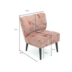 HELLIN Fauteuil Crapaud En Tissu - ZAMBIE - Marron -Pas Cher Fauteuil Magasin 49302711 4