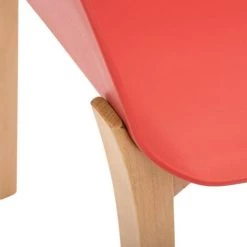 Fauteuil "alby" En Plastique & Bois Atmosphera - Terracotta - Terracotta -Pas Cher Fauteuil Magasin 49306154 3