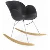 KOKOON DESIGN Rocking Chair "knebel" Kokoon - Noir -Pas Cher Fauteuil Magasin 49306310 1