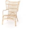 Amadeus - Fauteuil Oreille En Rotin 72x82x97 - Beige