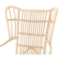 Amadeus - Fauteuil Oreille En Rotin 72x82x97 - Beige -Pas Cher Fauteuil Magasin 49514363 3