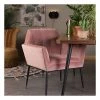 DUTCHBONE Fauteuil 71,5x63,5x86 Cm En Velours Rose - KATE -Pas Cher Fauteuil Magasin 50060109 1