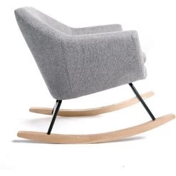 Rocking-chair Coloris Gris Chiné - 73 X 69 X 75 Cm -PEGANE- 8 Rocking-chair Coloris Gris Chiné - 73 X 69 X 75 Cm -PEGANE- -Pas Cher Fauteuil Magasin 50294802 3