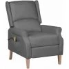 ASUPERMALL Fauteuil De Massage Inclinable Gris Clair Tissu 2 ASUPERMALL Fauteuil De Massage Inclinable Gris Clair Tissu -Pas Cher Fauteuil Magasin 50389404 1