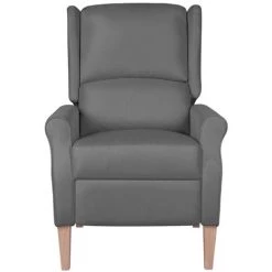 ASUPERMALL Fauteuil De Massage Inclinable Gris Clair Tissu -Pas Cher Fauteuil Magasin 50389404 4