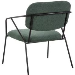 LOLA HOME Fauteuil Contemporain Tissu Vert Et Métal 62x61x75 Cm 9 LOLA HOME Fauteuil Contemporain Tissu Vert Et Métal 62x61x75 Cm -Pas Cher Fauteuil Magasin 50735543 3