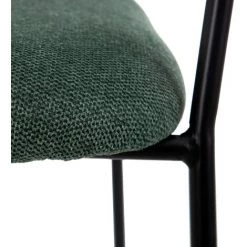 LOLA HOME Fauteuil Contemporain Tissu Vert Et Métal 62x61x75 Cm 11 LOLA HOME Fauteuil Contemporain Tissu Vert Et Métal 62x61x75 Cm -Pas Cher Fauteuil Magasin 50735543 5