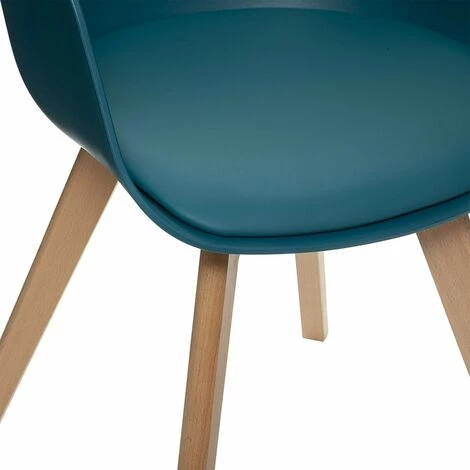 ATMOSPHERA, CRATEUR D'INTRIEUR Fauteuil Diner Baya Canard - Bleu 4 ATMOSPHERA, CRATEUR D'INTRIEUR Fauteuil Diner Baya Canard - Bleu – Image 2