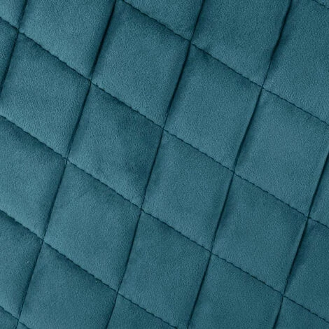 Lot De 2 Fauteuils Velours Marlo Bleus Atmosphera 7 Lot De 2 Fauteuils Velours Marlo Bleus Atmosphera – Image 5