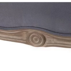 Amadeus - Fauteuil Crapaud Gris Foncé En Bois D'acajou - Gris -Pas Cher Fauteuil Magasin 50852897 3