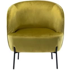 MOLOO CUT - Fauteuil Design Velours Kaki Pieds Métal Noir - Vert 11 MOLOO CUT - Fauteuil Design Velours Kaki Pieds Métal Noir - Vert -Pas Cher Fauteuil Magasin 50903064 5