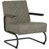 NATACHA.B Fauteuil Kaki Simili Cuir Vintage 2 NATACHA.B Fauteuil Kaki Simili Cuir Vintage -Pas Cher Fauteuil Magasin 50956986 1