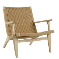 FURNMOD DESIGN YOUR SPACE Fauteuil Catani Artisanal En Bois De Frêne | Frêne Naturel - Frêne Naturel