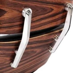 FURNMOD DESIGN YOUR SPACE Fauteuil James Lounge Chair Special Edition En Simili Cuir Et Bois De Palissandre | Blanc - Blanc -Pas Cher Fauteuil Magasin 51197599 3