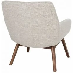 ALTOBUY HARROW - Fauteuil Noyer Massif Naturel Et Tissu Sable - Beige 11 ALTOBUY HARROW - Fauteuil Noyer Massif Naturel Et Tissu Sable - Beige -Pas Cher Fauteuil Magasin 51210075 5