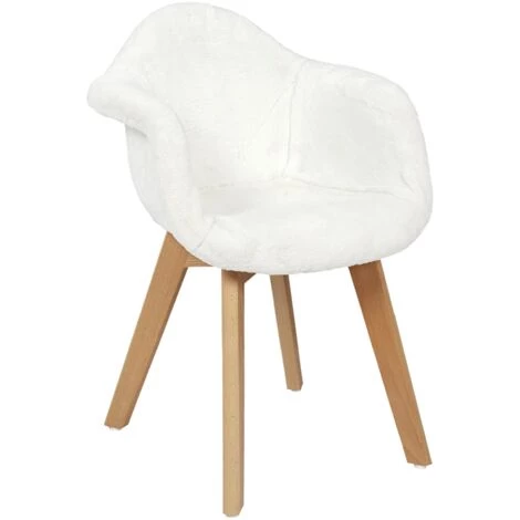 Fauteuil Enfant Fourrure Blanc Home Deco Kids 3 Fauteuil Enfant Fourrure Blanc Home Deco Kids