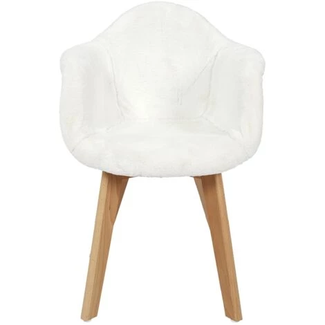 Fauteuil Enfant Fourrure Blanc Home Deco Kids 5 Fauteuil Enfant Fourrure Blanc Home Deco Kids – Image 3