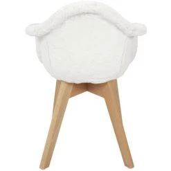 Fauteuil Enfant Fourrure Blanc Home Deco Kids 11 Fauteuil Enfant Fourrure Blanc Home Deco Kids -Pas Cher Fauteuil Magasin 51220218 5