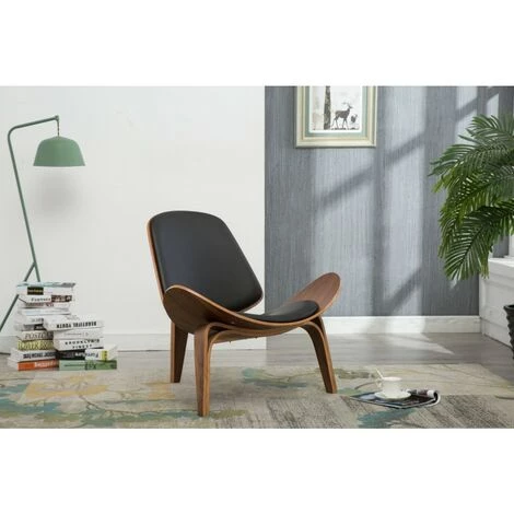 HUCOCO NEKO - Fauteuil Relax Style Moderne Salon -88x78x76 - Chaise - Meuble De Salon - Noir 6 HUCOCO NEKO - Fauteuil Relax Style Moderne Salon -88x78x76 - Chaise - Meuble De Salon - Noir – Image 4