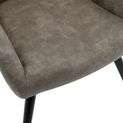 MOLOO MALMO - Fauteuil Vintage Marron Clair Pieds Bois Noir - Marron 10 MOLOO MALMO - Fauteuil Vintage Marron Clair Pieds Bois Noir - Marron -Pas Cher Fauteuil Magasin 51245962 4