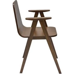 MILIBOO Fauteuil De Table Finition Noyer OLYA - Noyer -Pas Cher Fauteuil Magasin 51253998 3