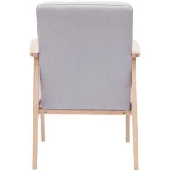 MILIBOO Fauteuil Scandinave Gris Clair Et Bois ABYSS - Gris Clair 10 MILIBOO Fauteuil Scandinave Gris Clair Et Bois ABYSS - Gris Clair -Pas Cher Fauteuil Magasin 51292624 4