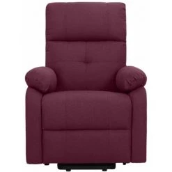 Fauteuil De Massage Inclinable Tissu Violet VidaXL -Pas Cher Fauteuil Magasin 51353050 3