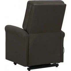 Fauteuil Inclinable Tissu Taupe VidaXL -Pas Cher Fauteuil Magasin 51509145 5