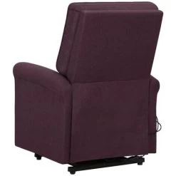 Fauteuil De Massage Inclinable Tissu Violet VidaXL 11 Fauteuil De Massage Inclinable Tissu Violet VidaXL -Pas Cher Fauteuil Magasin 51509162 5