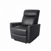 AUTRES Fauteuil Relax électrique - Cuir Et Simili Noir - JESS 1 AUTRES Fauteuil Relax électrique - Cuir Et Simili Noir - JESS -Pas Cher Fauteuil Magasin 51519040 1
