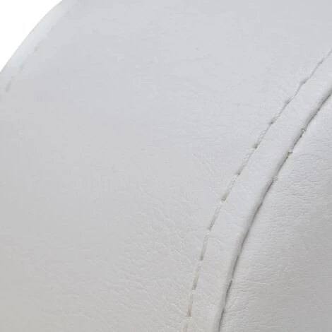 YOUTHUP Fauteuil Blanc Similicuir 5 YOUTHUP Fauteuil Blanc Similicuir – Image 3