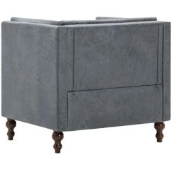 YOUTHUP Fauteuil Gris Tissu 11 YOUTHUP Fauteuil Gris Tissu -Pas Cher Fauteuil Magasin 51851986 5