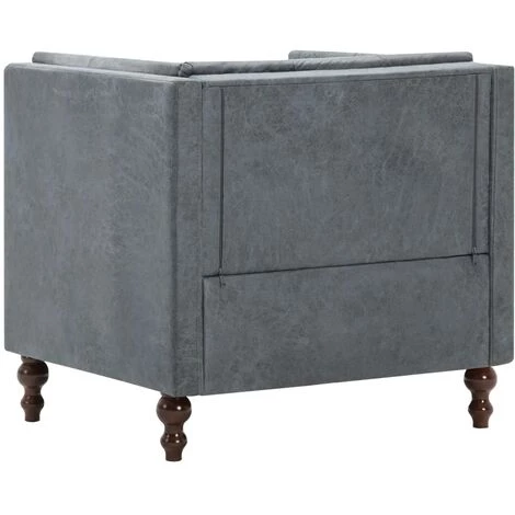 YOUTHUP Fauteuil Gris Tissu 7 YOUTHUP Fauteuil Gris Tissu – Image 5