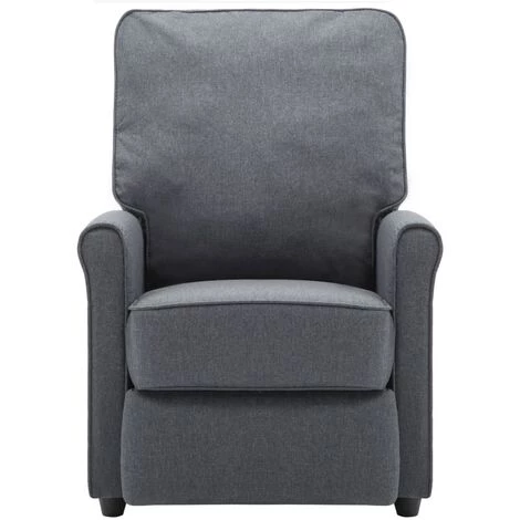 YOUTHUP Fauteuil De Massage Gris Foncé Tissu - Gris 6 YOUTHUP Fauteuil De Massage Gris Foncé Tissu - Gris – Image 4