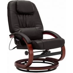 YOUTHUP Fauteuil De Massage Avec Repose-pied Marron Similicuir - Brun 9 YOUTHUP Fauteuil De Massage Avec Repose-pied Marron Similicuir - Brun -Pas Cher Fauteuil Magasin 51861828 3