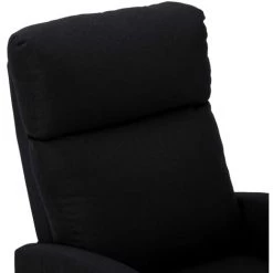 YOUTHUP Fauteuil De Massage Inclinable Noir Tissu - Noir -Pas Cher Fauteuil Magasin 51865564 5