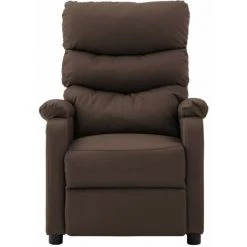 YOUTHUP Fauteuil De Massage Inclinable Marron Similicuir - Brun 8 YOUTHUP Fauteuil De Massage Inclinable Marron Similicuir - Brun -Pas Cher Fauteuil Magasin 51871125 2