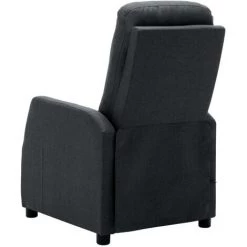 YOUTHUP Fauteuil Inclinable De Massage Gris Foncé Tissu - Gris 11 YOUTHUP Fauteuil Inclinable De Massage Gris Foncé Tissu - Gris -Pas Cher Fauteuil Magasin 51871208 5
