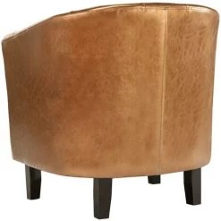 YOUTHUP Fauteuil Marron Similicuir - Brun 11 YOUTHUP Fauteuil Marron Similicuir - Brun -Pas Cher Fauteuil Magasin 51874308 5