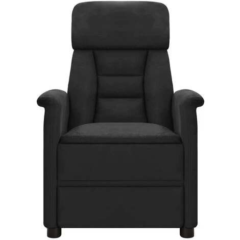 YOUTHUP Fauteuil Inclinable De Massage Noir Similicuir Daim - Noir 5 YOUTHUP Fauteuil Inclinable De Massage Noir Similicuir Daim - Noir – Image 3