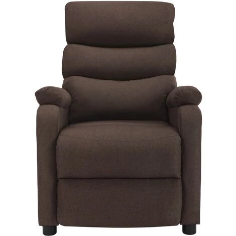 YOUTHUP Fauteuil Inclinable De Massage Marron Tissu - Brun 5 YOUTHUP Fauteuil Inclinable De Massage Marron Tissu - Brun – Image 3
