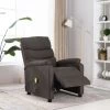YOUTHUP Fauteuil Inclinable De Massage Taupe Tissu - Taupe 1 YOUTHUP Fauteuil Inclinable De Massage Taupe Tissu - Taupe -Pas Cher Fauteuil Magasin 51874799 1
