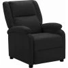 YOUTHUP Fauteuil TV Noir Similicuir - Noir -Pas Cher Fauteuil Magasin 51876089 1