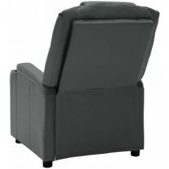 YOUTHUP Fauteuil Inclinable Anthracite Similicuir - Anthracite 10 YOUTHUP Fauteuil Inclinable Anthracite Similicuir - Anthracite -Pas Cher Fauteuil Magasin 51880018 4