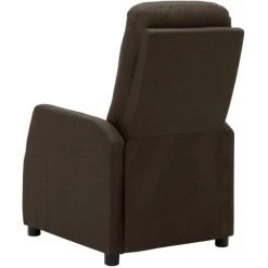 YOUTHUP Fauteuil Inclinable électrique Marron Tissu - Brun -Pas Cher Fauteuil Magasin 51894087 5