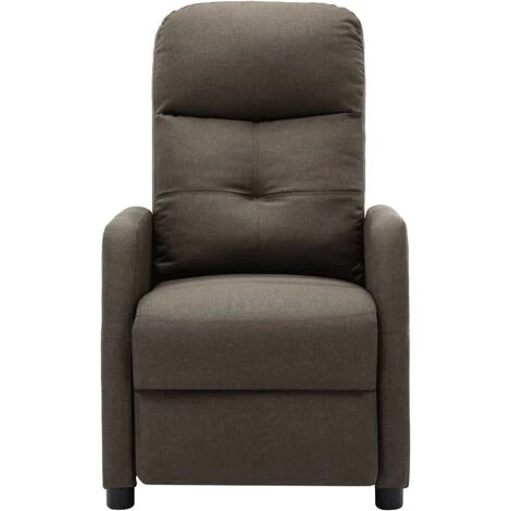 YOUTHUP Fauteuil Inclinable électrique Taupe Tissu - Taupe 5 YOUTHUP Fauteuil Inclinable électrique Taupe Tissu - Taupe – Image 3