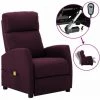 YOUTHUP Fauteuil De Massage Inclinable électrique Violet Tissu - Pourpre 1 YOUTHUP Fauteuil De Massage Inclinable électrique Violet Tissu - Pourpre -Pas Cher Fauteuil Magasin 51894116 1